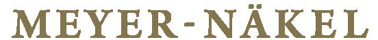 Text: "Meyer-Näkel" in brauner Serifenschrift auf weißem Hintergrund.